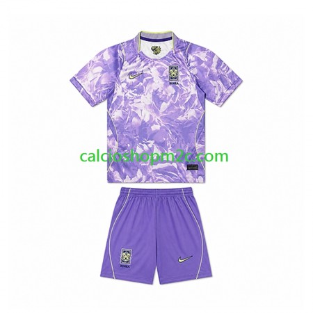 Corea del Sud Bambino Maglia Trasferta World Cup 2026 Manica Corta